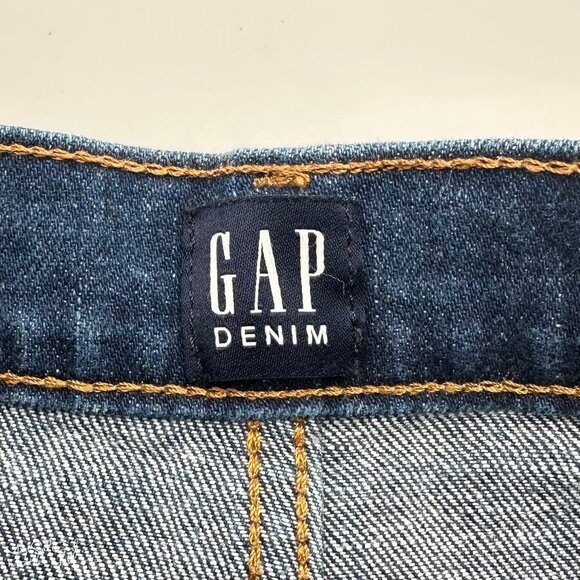 Gap High-Waisted Frayed Hem Denim Shorts Size 24 - Picture 3 of 5